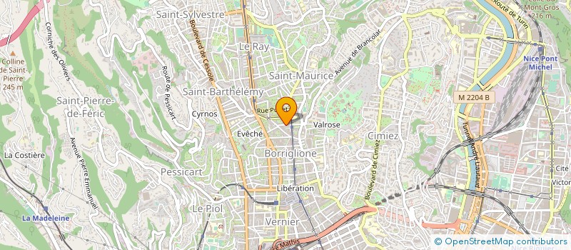 localisation de l'entreprise MADAME MARIE BERI à NICE