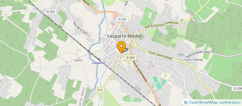 localisation de l'entreprise MADAME MARIE BERLAND à LESPARRE-MEDOC