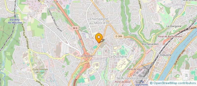 localisation de l'entreprise MADAME MARIE BERNADAT  LYON