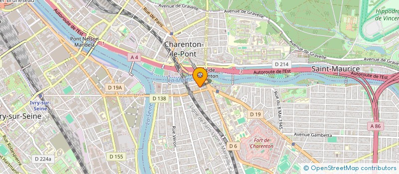 localisation de l'entreprise MADAME MARIE-BERNADETTE BELLEBEAU  MAISONS-ALFORT