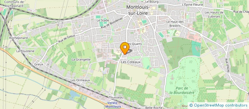 localisation de l'entreprise MADAME MARIE-BERNADETTE BODIN  MONTLOUIS-SUR-LOIRE