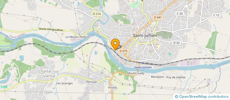 localisation de l'entreprise MADAME MARIE BERNADETTE BOYER à SAINT-JUNIEN