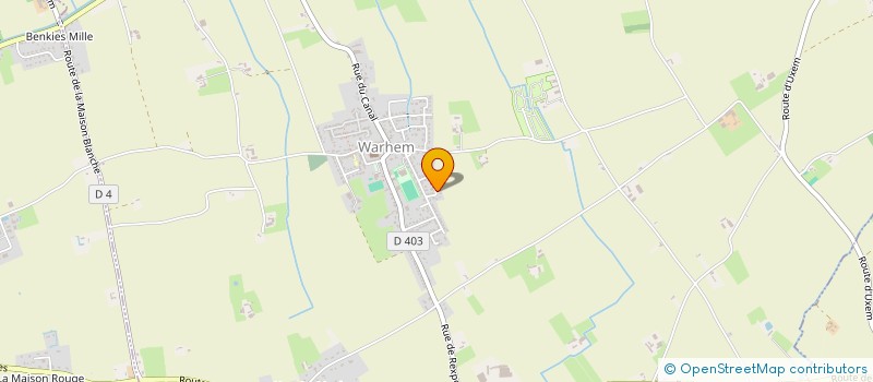 localisation de l'entreprise MADAME MARIE-BERNADETTE DEBLIECK  WARHEM