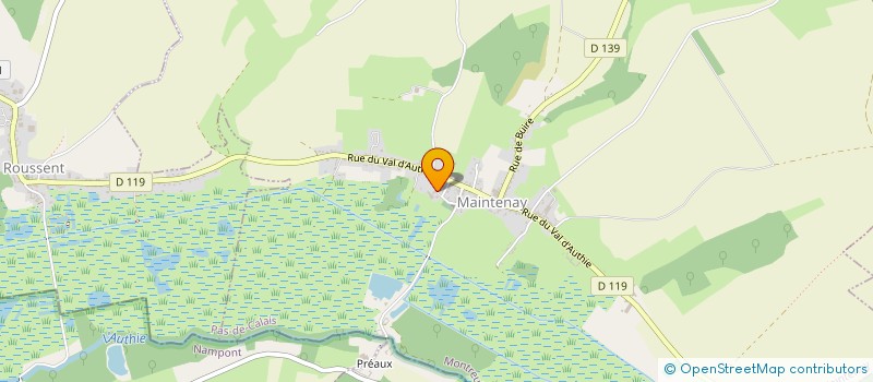 localisation de l'entreprise MADAME MARIE-BERNADETTE DESGROUSILLIERS  MAINTENAY