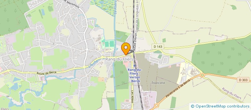 localisation de l'entreprise MADAME MARIE-BERNADETTE HONORE  RANG-DU-FLIERS