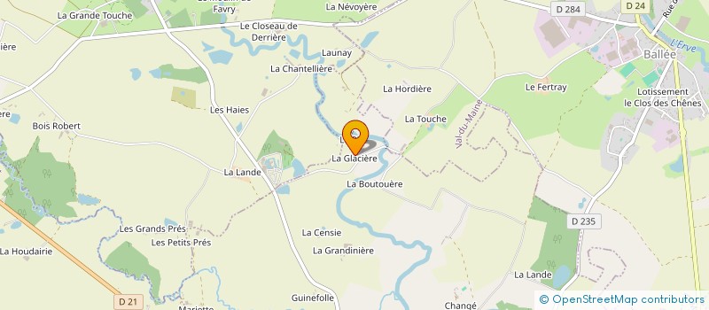 localisation de l'entreprise MADAME MARIE BERNADETTE PODEVIN  BEAUMONT-PIED-DE-BUF