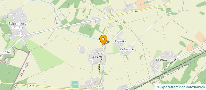 localisation de l'entreprise MADAME MARIE-BERNADETTE WILLOQUET  BREVAL