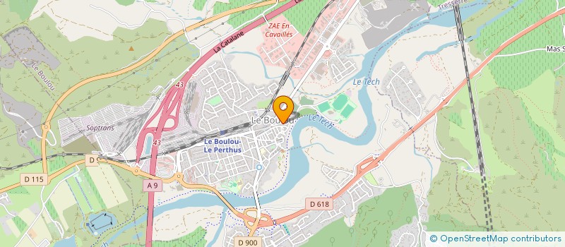 localisation de l'entreprise MADAME MARIE BERNARD  LE BOULOU