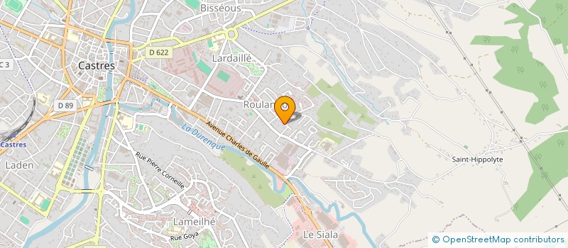 localisation de l'entreprise MADAME MARIE BERNARD à CASTRES