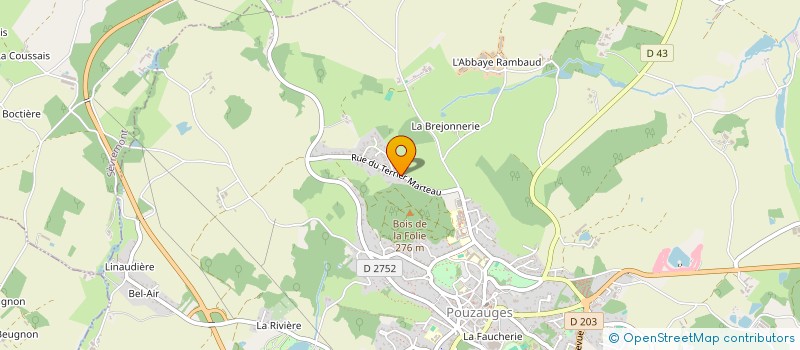 localisation de l'entreprise MADAME MARIE BERNARD à POUZAUGES