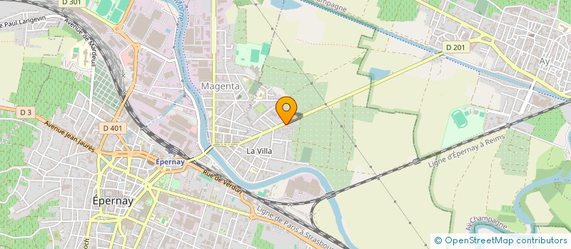 localisation de l'entreprise MADAME MARIE BERNARD  EPERNAY