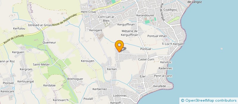 localisation de l'entreprise MADAME MARIE-BERNARD DEL VALLE  LOCTUDY