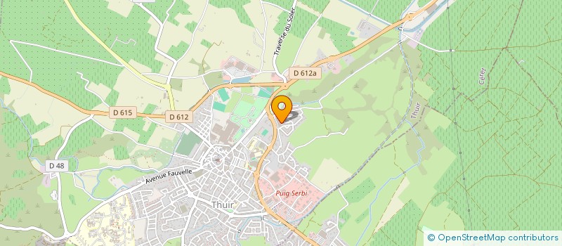 localisation de l'entreprise MADAME MARIE-BERNARD HANNIBAL  THUIR