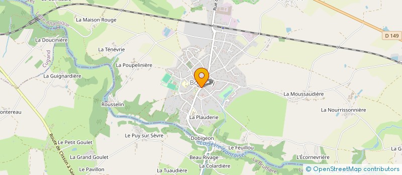 localisation de l'entreprise MADAME MARIE-BERNARD RIPOCHE  SAINT-HILAIRE-DE-CLISSON