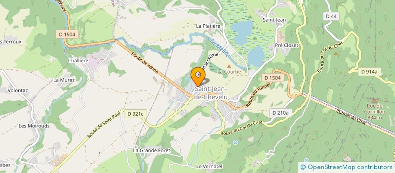 localisation de l'entreprise MADAME MARIE BERNIGAUD  SAINT-JEAN-DE-CHEVELU