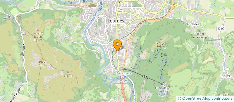 localisation de l'entreprise MADAME MARIE BEROT-LITE  LOURDES