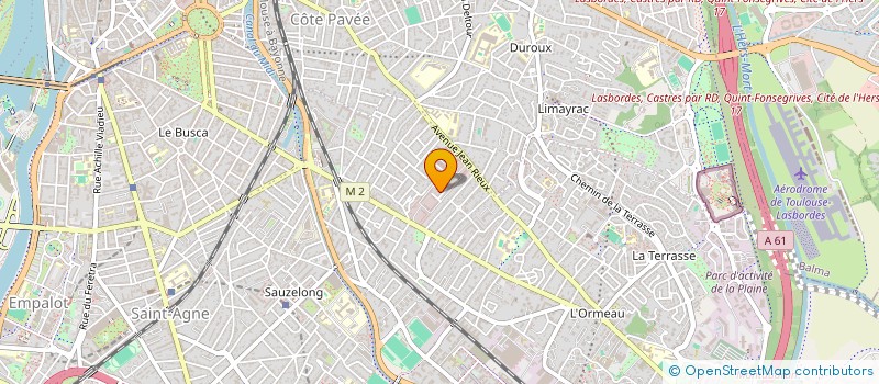 localisation de l'entreprise MADAME MARIE BERRUYER  TOULOUSE