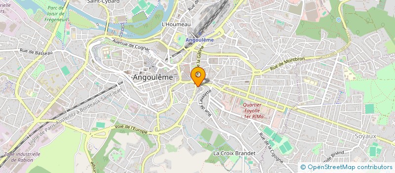 localisation de l'entreprise MADAME MARIE BERSIER à ANGOULEME