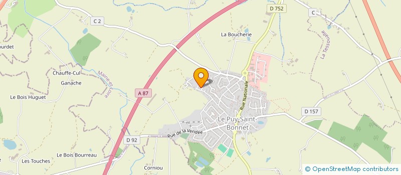 localisation de l'entreprise MADAME MARIE BERTAUD à CHOLET