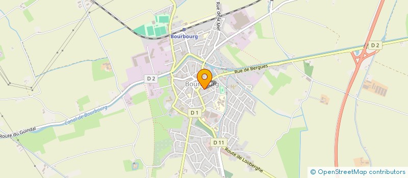 localisation de l'entreprise MADAME MARIE BERTAUD à BOURBOURG