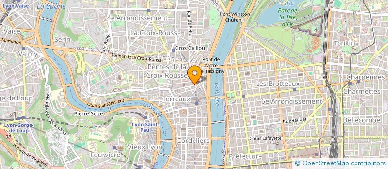 localisation de l'entreprise MADAME MARIE BERTET à LYON