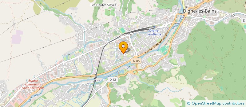 localisation de l'entreprise MADAME MARIE BERTHE MARTIN  DIGNE-LES-BAINS