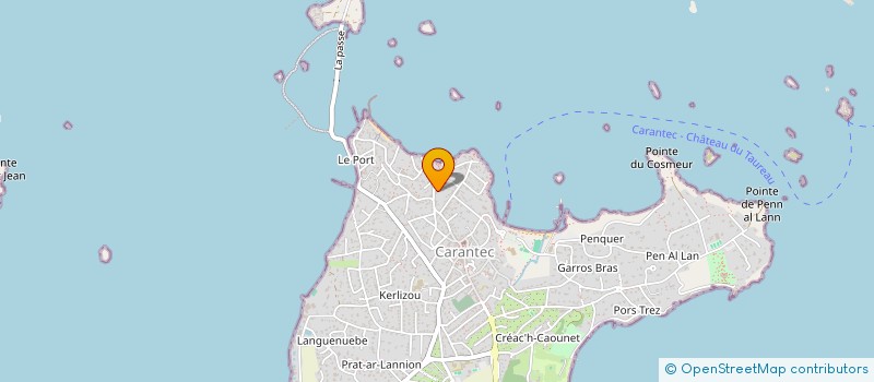 localisation de l'entreprise MADAME MARIE BERTHOU  CARANTEC