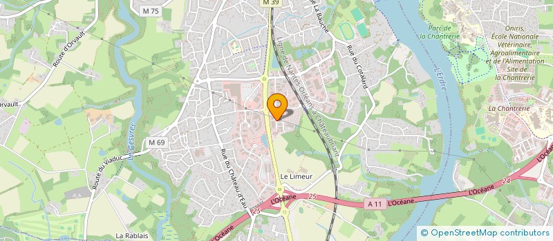 localisation de l'entreprise MADAME MARIE-BERTILLE DEPARDIEU  LA CHAPELLE-SUR-ERDRE