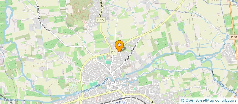 localisation de l'entreprise MADAME MARIE BERTRAND  LE THOR