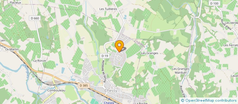 localisation de l'entreprise MADAME MARIE BERTRAND  CHESSY