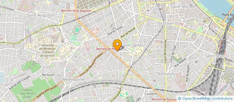 localisation de l'entreprise MADAME MARIE BERVAS  BORDEAUX