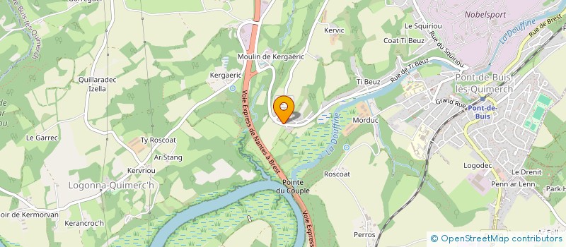 localisation de l'entreprise MADAME MARIE BESCOND  PONT-DE-BUIS-LES-QUIMERC'H