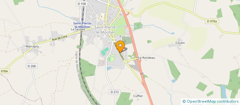 localisation de l'entreprise MADAME MARIE BESNARDEAU  SAINT-PIERRE-LE-MOUTIER