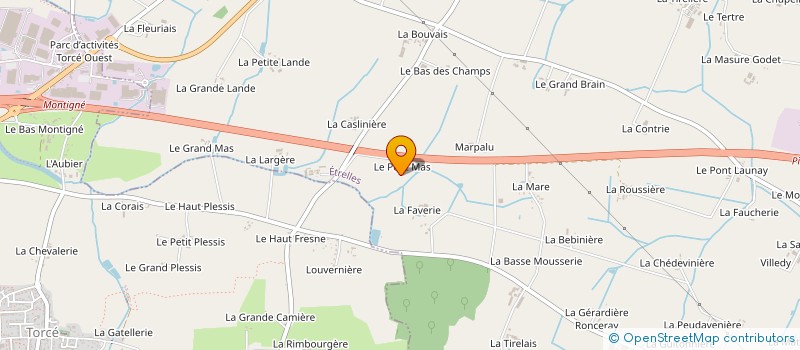 localisation de l'entreprise MADAME MARIE BESNEUX  ETRELLES