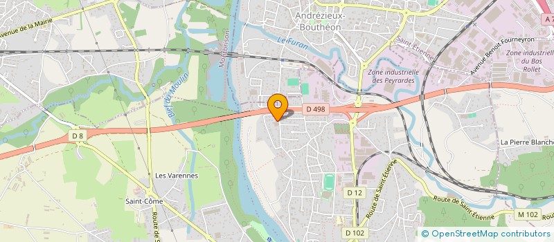 localisation de l'entreprise MADAME MARIE BESSEGE  SAINT-JUST-SAINT-RAMBERT