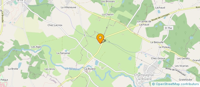 localisation de l'entreprise MADAME MARIE BESSON à CHAMPAGNAC-LA-RIVIERE