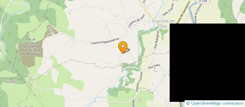 localisation de l'entreprise MADAME MARIE BETHULAR-BORTHEL  CHARRITTE-DE-BAS