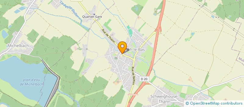 localisation de l'entreprise MADAME MARIE BETTER  ASPACH-MICHELBACH