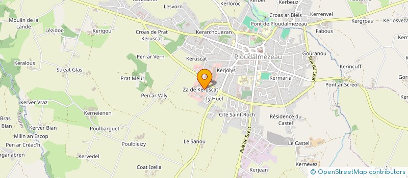 localisation de l'entreprise MADAME MARIE BEUCHARD  PLOUDALMEZEAU