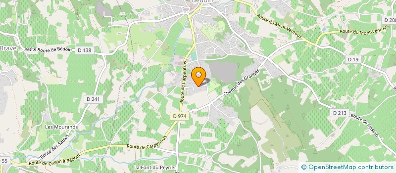 localisation de l'entreprise MADAME MARIE BIANCHI  BEDOIN