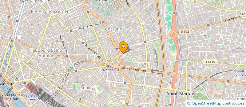 localisation de l'entreprise MADAME MARIE BIARD  PARIS