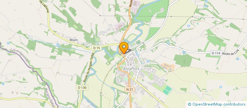 localisation de l'entreprise MADAME MARIE BIBES  ASTAFFORT