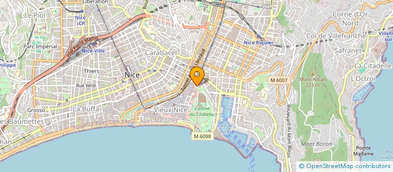 localisation de l'entreprise MADAME MARIE BIDA à NICE