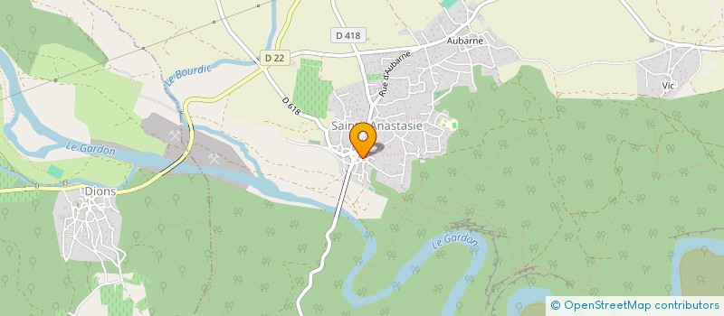 localisation de l'entreprise MADAME MARIE BIDET  SAINTE-ANASTASIE