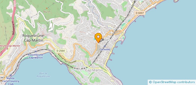 localisation de l'entreprise MADAME MARIE BIENAIME à ROQUEBRUNE-CAP-MARTIN