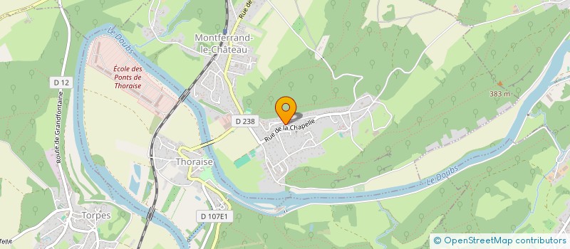 localisation de l'entreprise MADAME MARIE BIGOT  MONTFERRAND-LE-CHATEAU