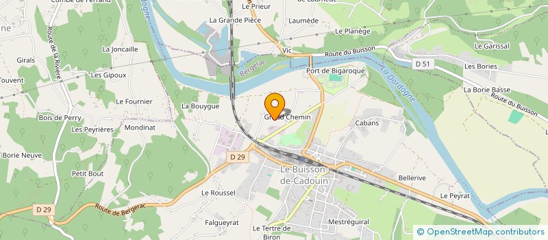 localisation de l'entreprise MADAME MARIE BIGOT  LE BUISSON-DE-CADOUIN