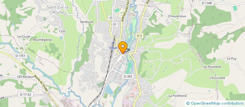 localisation de l'entreprise MADAME MARIE BIGOURIE  OBJAT