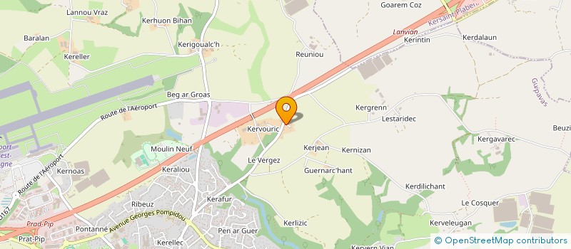 localisation de l'entreprise MADAME MARIE BILLANT  GUIPAVAS