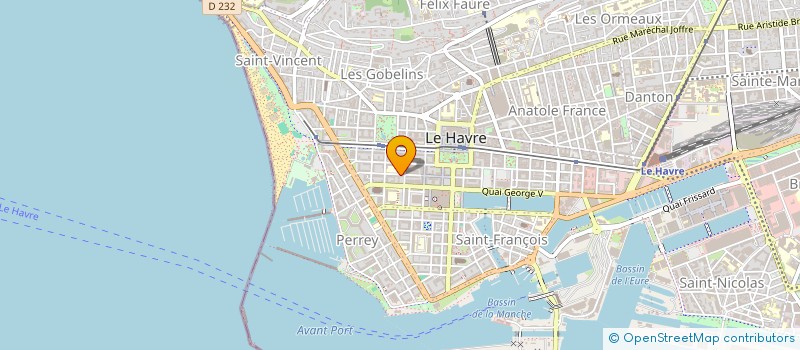 localisation de l'entreprise MADAME MARIE BILLIOU  LE HAVRE